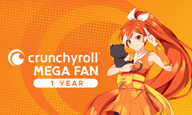 Crunchyroll Premium Mega Fan 1 Year Crunchyroll key Global cover