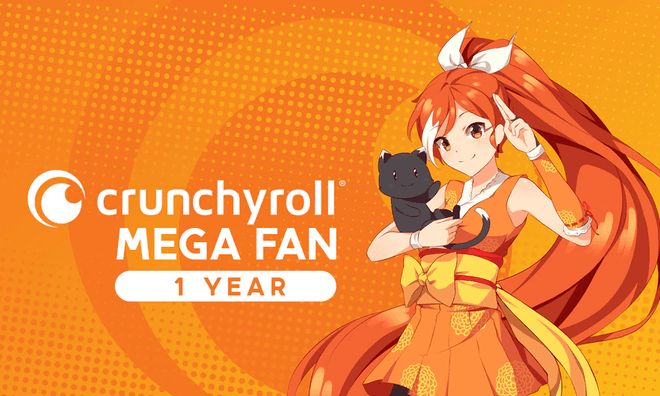 Crunchyroll Premium Mega Fan 1 Year Crunchyroll key Global cover