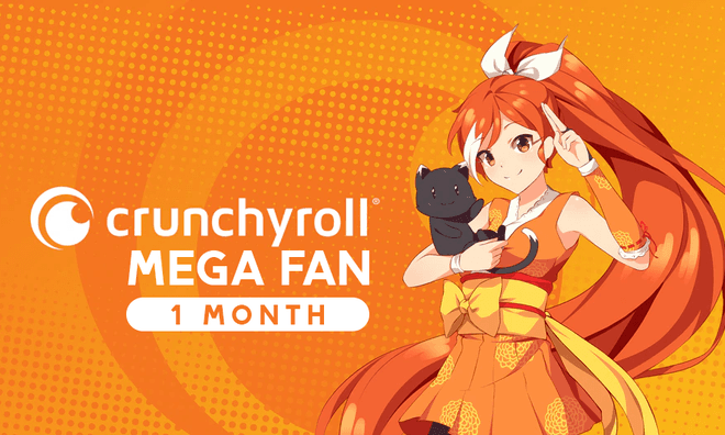 Crunchyroll Premium Mega Fan 1 Month Crunchyroll key Global cover